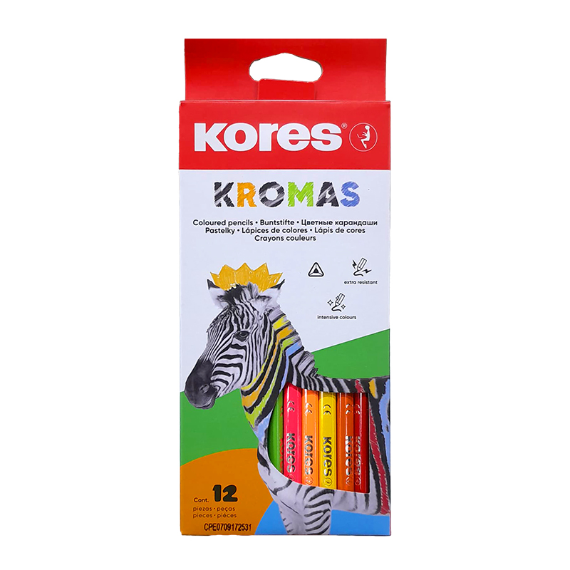 COLORES TRIANGULARES KROMAS x12PZS