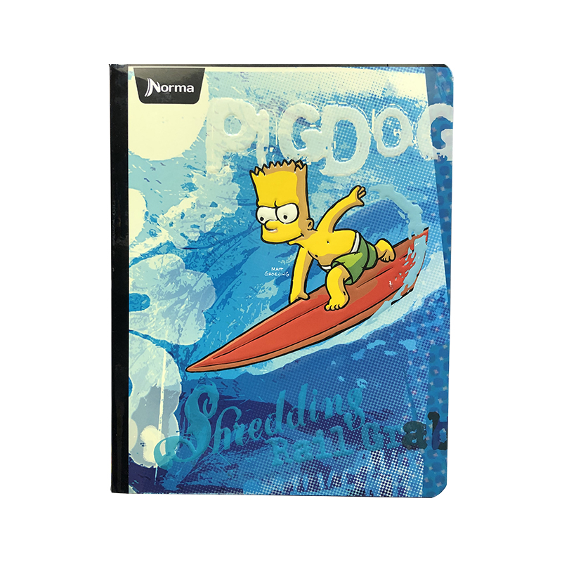 CUADERNO DE LINEA LOS SIMPSONS