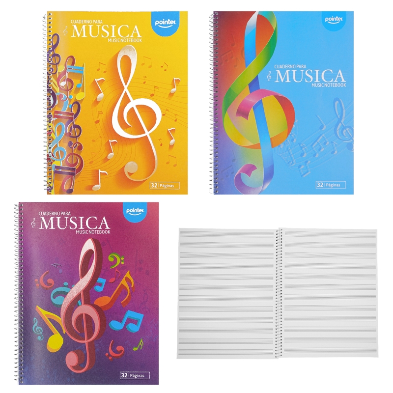 CUADERNO PARA MUSICA