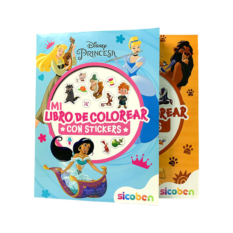 CUENTO COLECCIÓN MI LIBRO DE COLOREAR C/ STICKERS