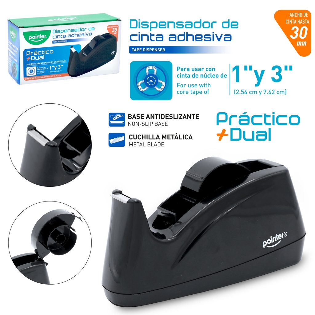 DISPENSADOR DE CINTA ADHESIVA 28MM