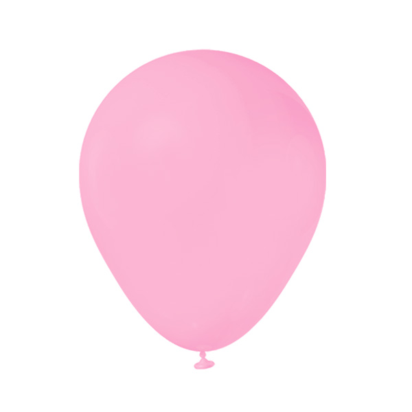 GLOBOS DE 12" ROSADO x15PZS