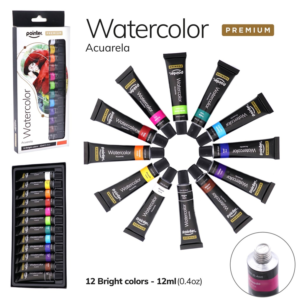 ACUARELA 12ml x 12