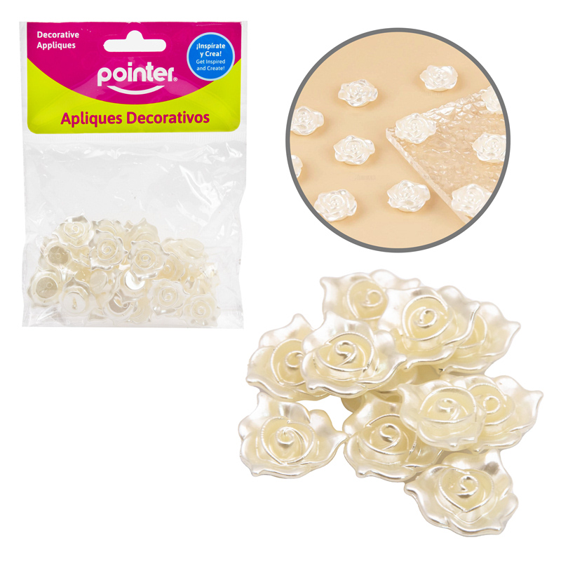 APLIQUES DECORATIVOS (FLORES)