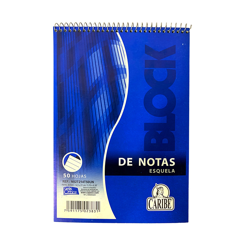 BLOCK DE NOTAS ESQUELA