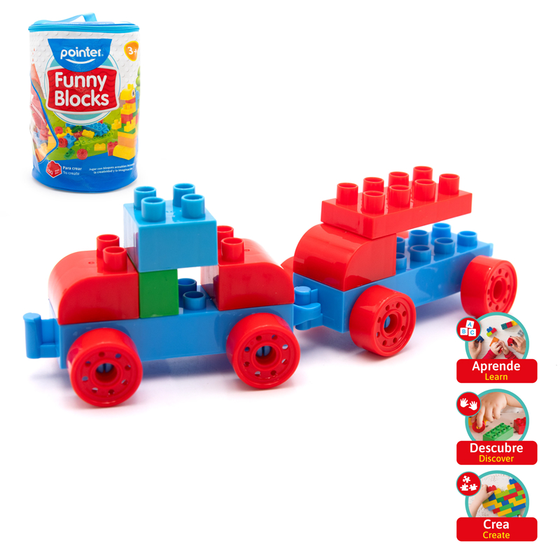 BLOQUES PARA ARMAR x 180 PZAS