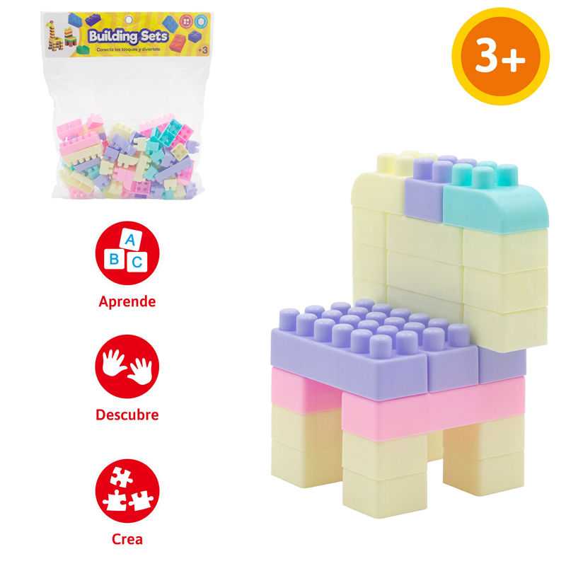 BLOQUES PARA ARMAR x 76 PZAS