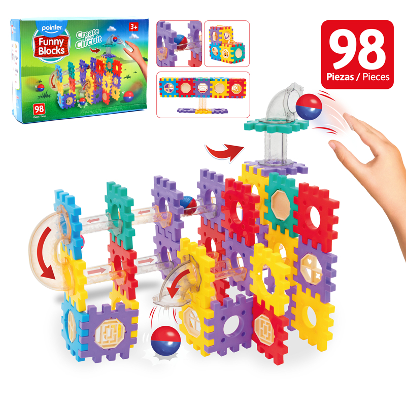 BLOQUES PARA ARMAR x 98 PZAS