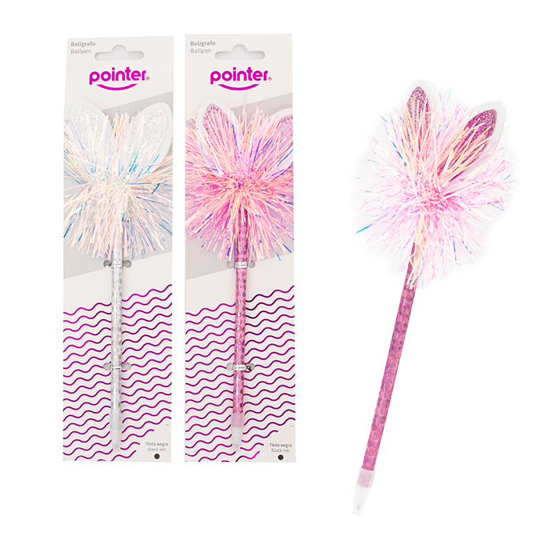 BOLIGRAFO CON POMPON X1