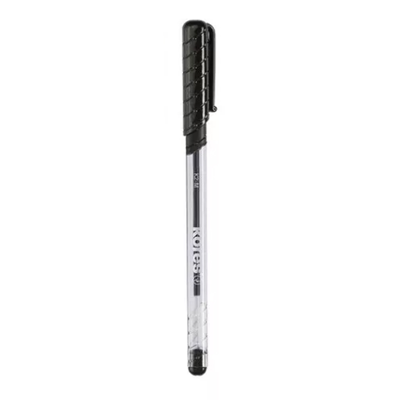 BOLIGRAFO TRANSPARENTE K2-M NEGRO