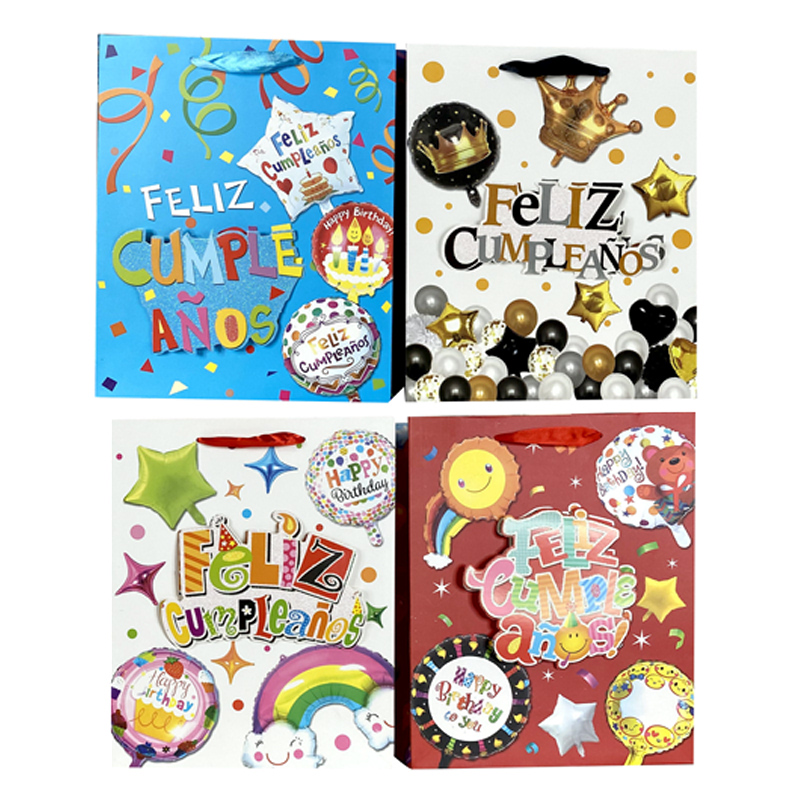 BOLSA DE REGALO ( FELIZ CUMPLEAÑOS) M