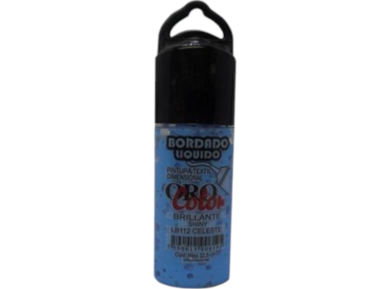 BORDADO LIQUIDO CELESTE 32,5CM