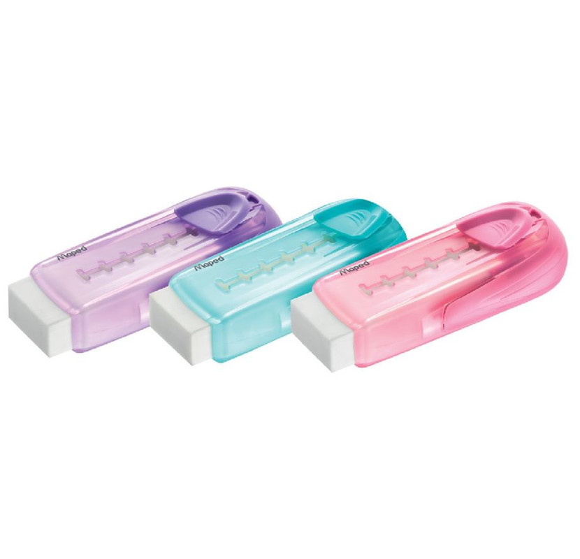 BORRADOR RETRÁCTIL UNIVERSAL GOM STICK PASTEL