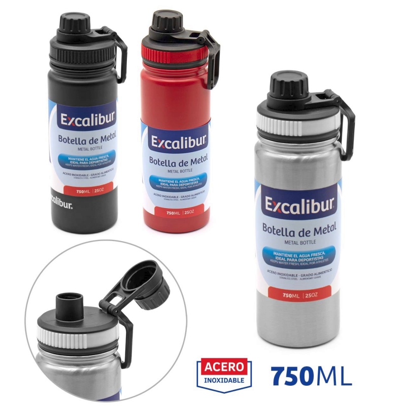 BOTELLA DE METAL 750 ML