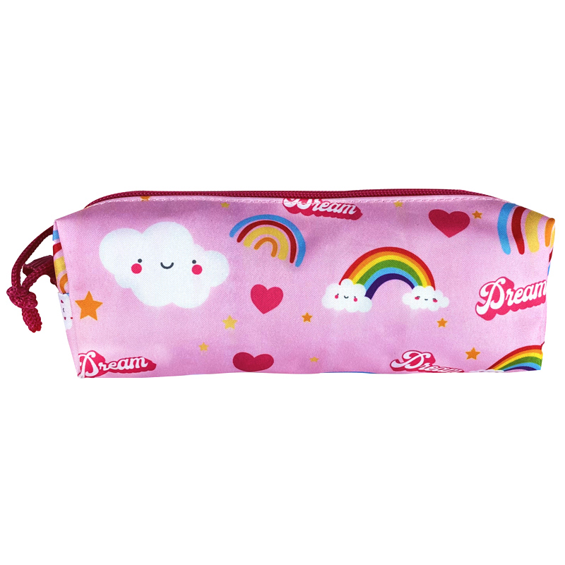 CARTUCHERA NIÑA DE ARCOIRIS