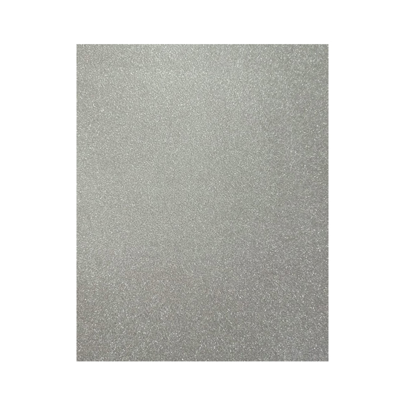 CARTULINA ESCARCHADA 360GR PLATA ALPACA