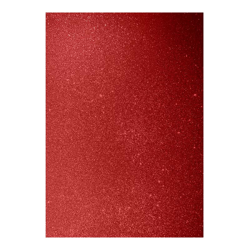 CARTULINA ESCARCHADA RIGID-GLITTER ROJO RUBÍ 360GR 50x70CM