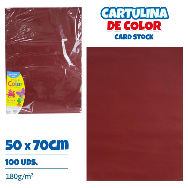 CARTULINA ESCOLAR ROJO BANDERA