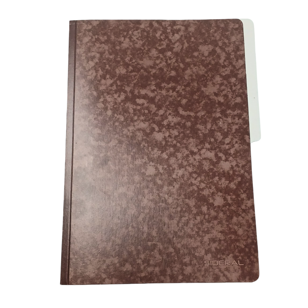 CARPETA MARRÓN FIBRA SIDERAL OFICIO