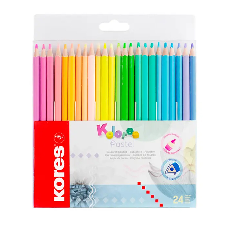 COLORES TRIANGULARES PASTEL x24PZS