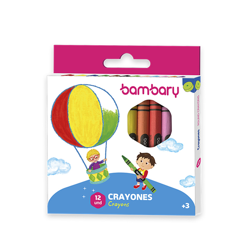CRAYONES COLORES VIVOS x12UND