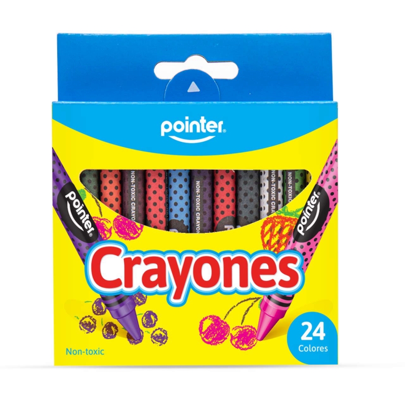 CRAYONES PEQUEÑOS x24 COLORES