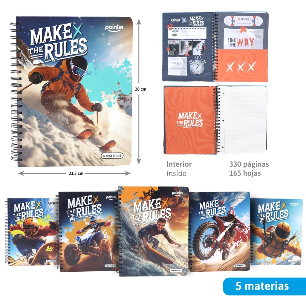 CUADERNO 5 MATERIAS