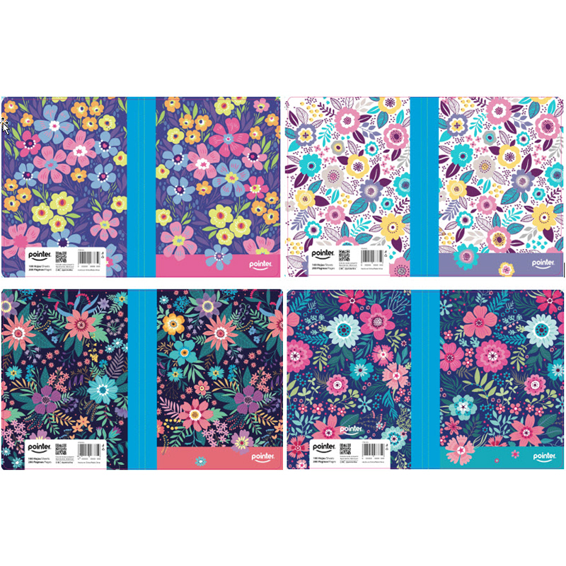 CUADERNO 5 MATERIAS (FLORES)