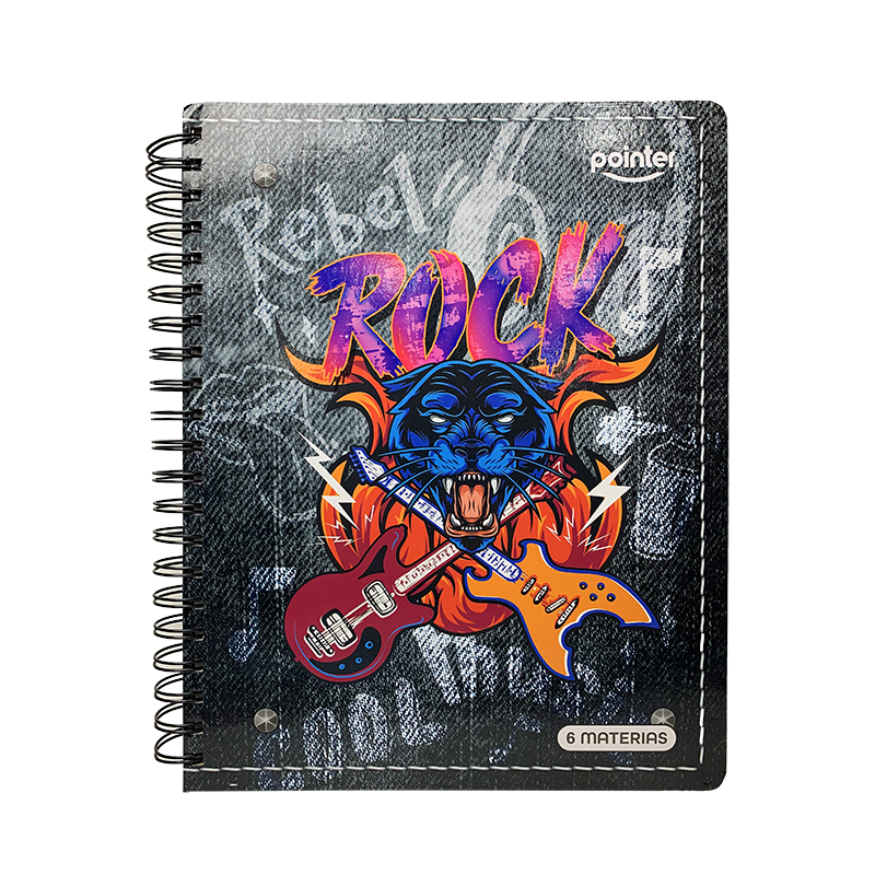 CUADERNO 6 MATERIAS (JEANS) 210 PAGS