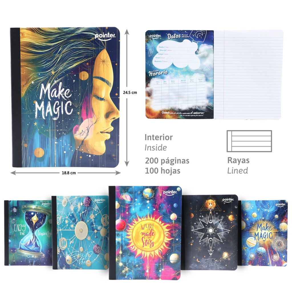 CUADERNO COSIDO RAYA ANCHA