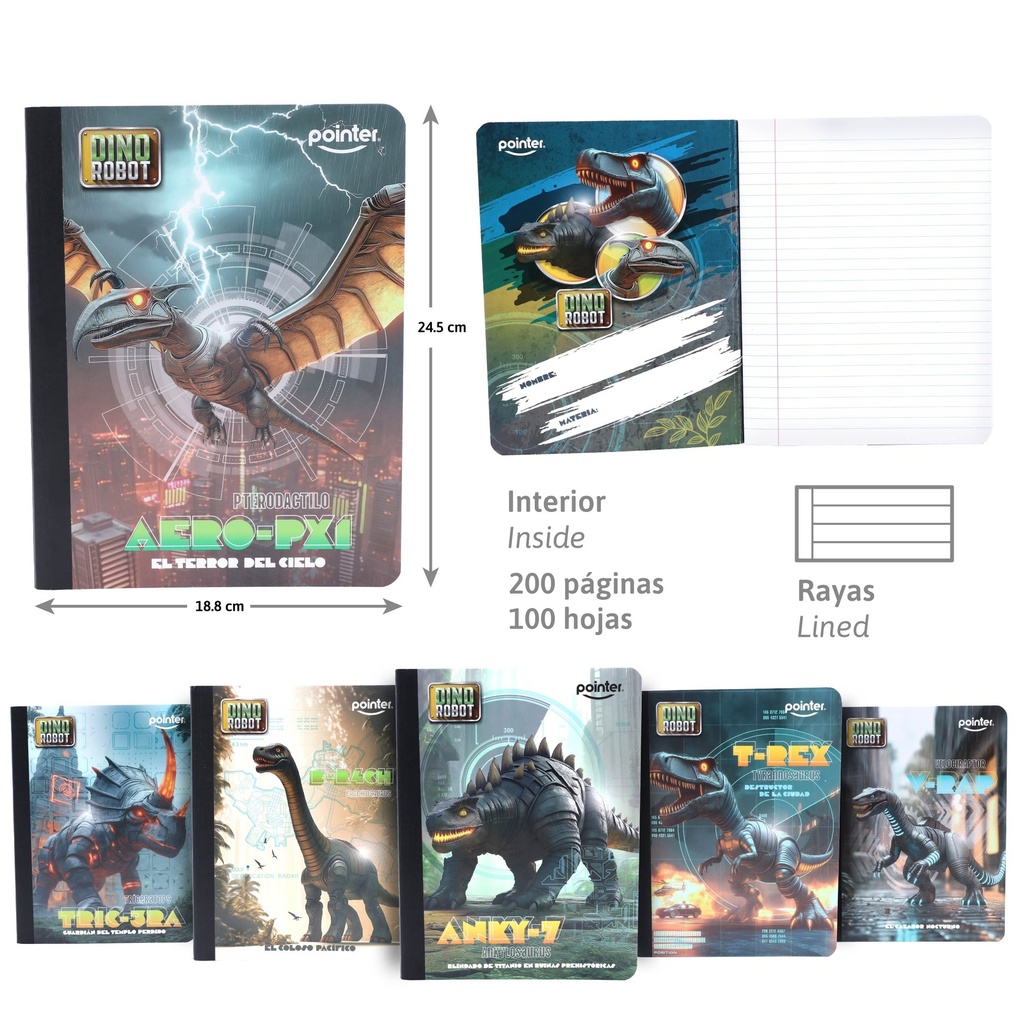 CUADERNO COSIDO RAYA ANCHA
