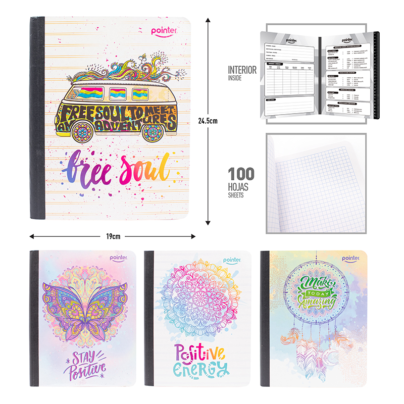 CUADERNO CUADRITO (MANDALA)