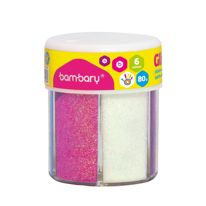 ESCARCHA 80G x6 COLORES