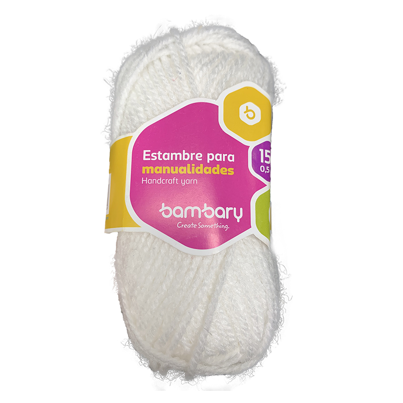 ESTAMBRE PARA MANUALIDADES BLANCO - 15G