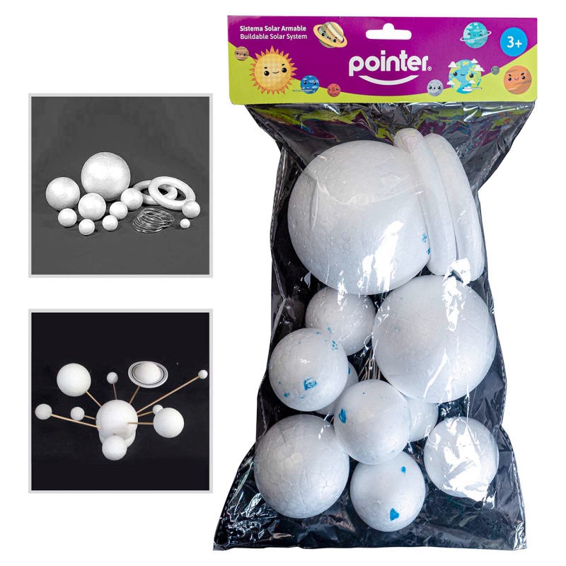 FIGURA DE POLIESTIRENO (SISTEMA SOLAR)