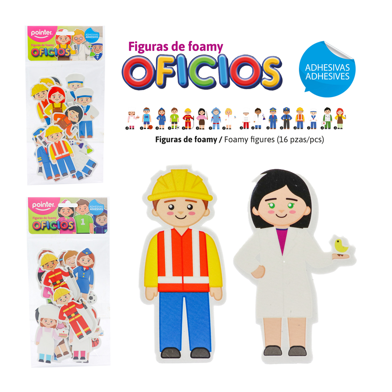 FIGURAS DE FOAMY (PROFESIONES)