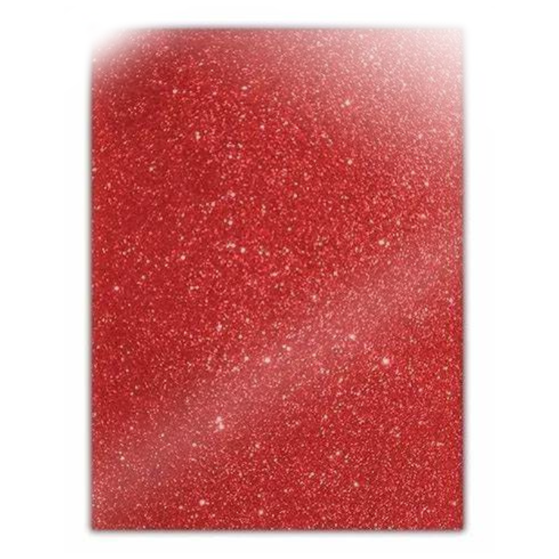 FOAMI ESCARCHADO ROJO RUBI CARTA (20X30CM)