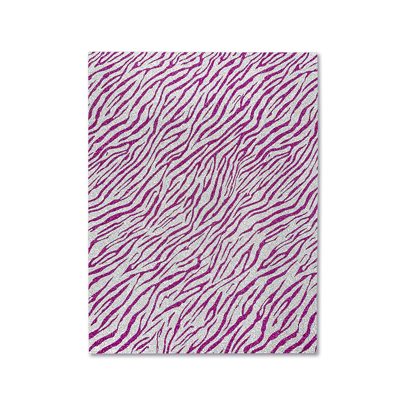 FOAMY ESTAMPADO FUCSIA CEBRA - DOBLECARTA 40x60CM