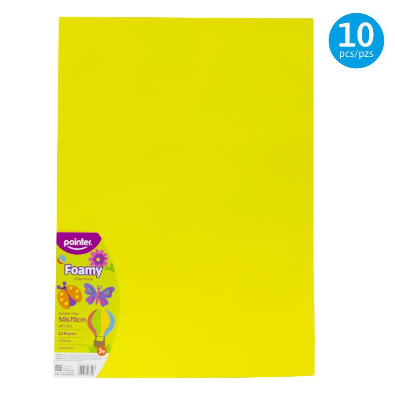 FOAMI LISO AMARILLO MEDIANO (50X70CM)