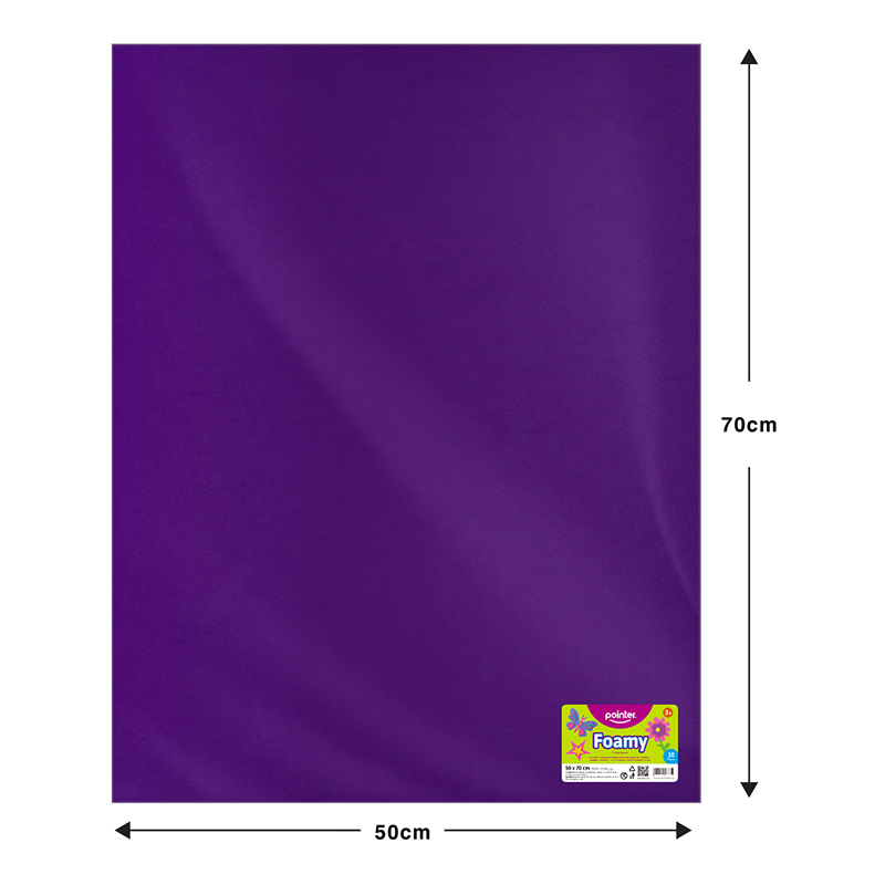 FOAMY LISO MORADO MEDIO - (50x70CM)