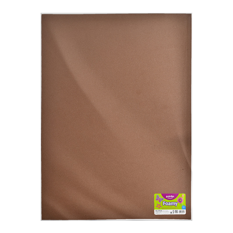 FOAMI LISO MARRON MEDIANO (50X70CM)