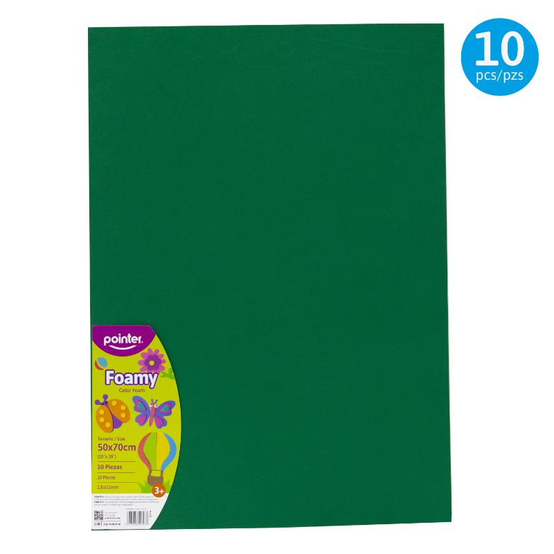 FOAMY LISO VERDE MEDIO - GRANDE (50x70CM)