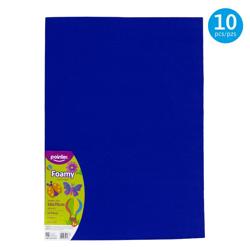 FOAMY LISO AZUL MEDIO - GRANDE (50x70CM)