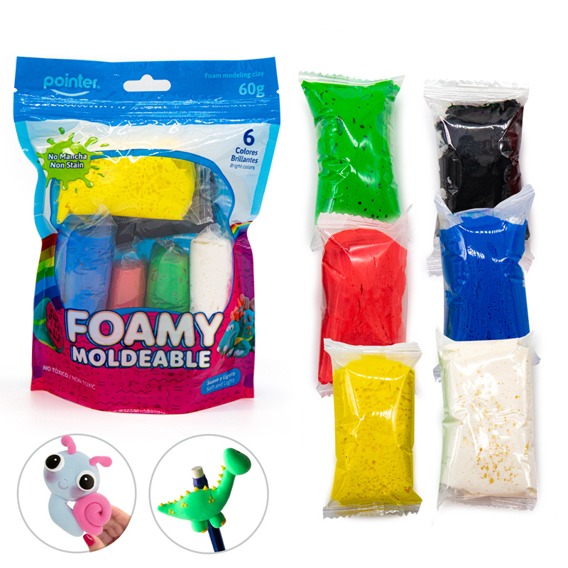 FOAMY MOLDEABLE x 6 PZAS.