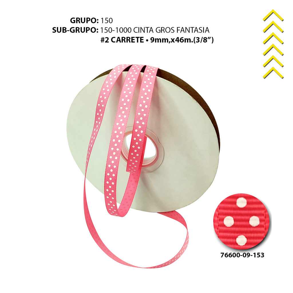 GROSS #2 FANTASIA - LUNARES BLANCO/FUCSIA