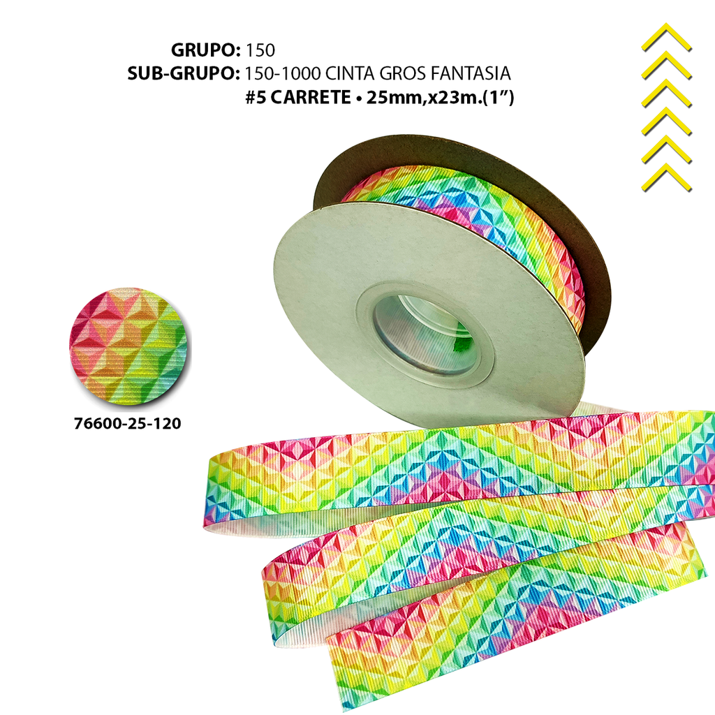 GRO #5 FANTASIA ROMBOS MULTICOLOR