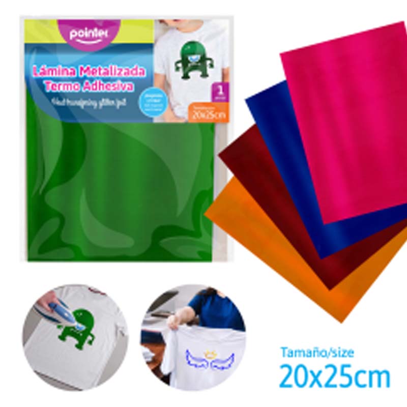 LAMINA METALIZADA TERMO ADHESIVA