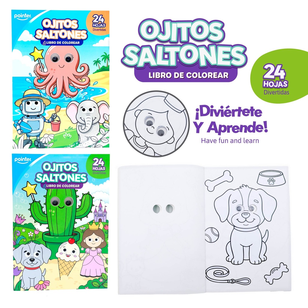 LIBRO DE COLOREAR x 24 HOJAS