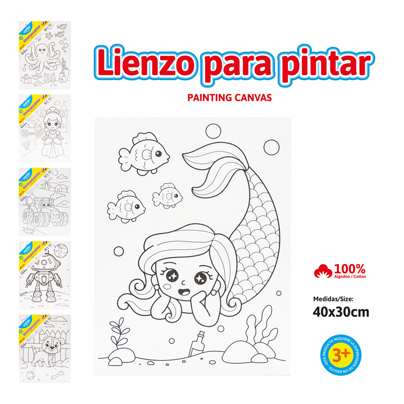 LIENZO PARA PINTAR 30x40cm