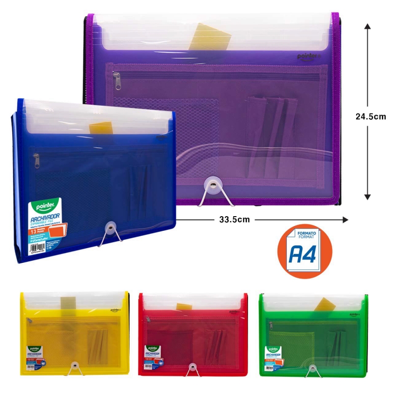 MALETIN ARCHIVADOR EXPANDIBLE A4